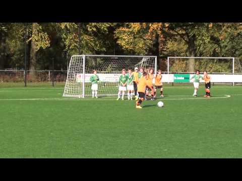 (3) 26 okt 2013 com Jonathan E1 - De Meern E1 3-4 doelpunt uit vrije trap Metehan
