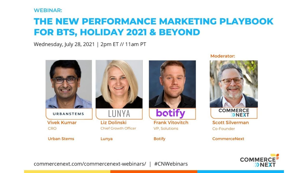 The New Performance Marketing Playbook for BTS, Holiday 2021 & Beyond