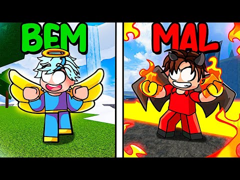ESCOLHA BEM VS MAL PARA BATALHAR NO BLOX FRUITS!😇👿