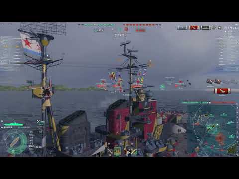 Kremlin T10 Soviet BB | 340k Damage, Kraken | World of Warships