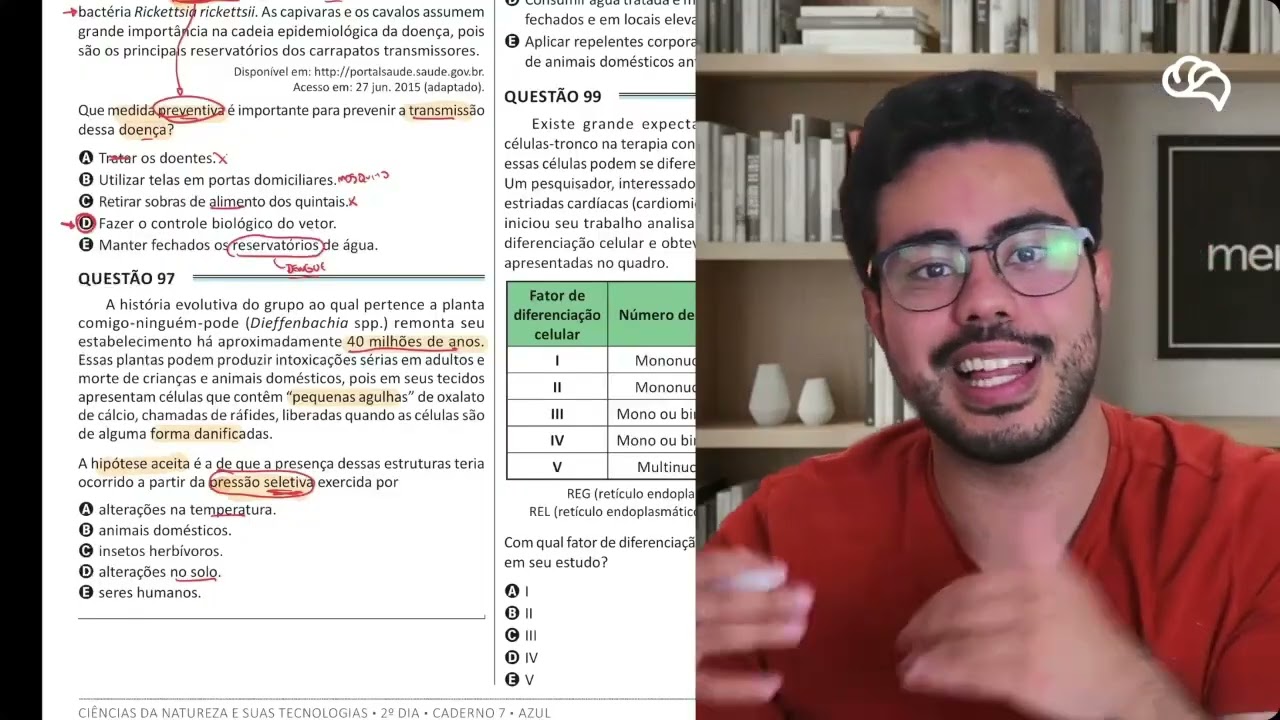 Resolução em Vídeo — Questão 97 ENEM 2025 Belém