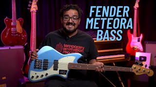 Video thumbnail for Fender Player Plus Meteora Bass | Offset and Active! by Alamo Music Center