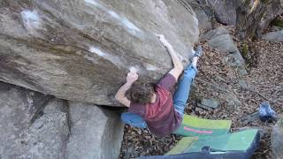 Video thumbnail de Ibex, 7c+. Chironico