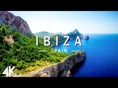 FLYING OVER IBIZA (4K UHD) - Relaxing Music Along With Beautiful Nature Videos - 4K Video Ultra HD