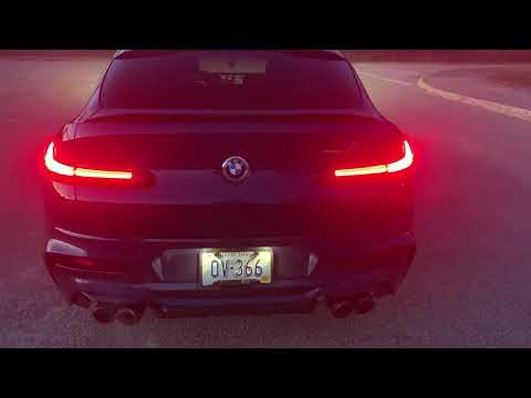 2020 BMW X4 M Competition Free Flow Akropovic Exhaust
