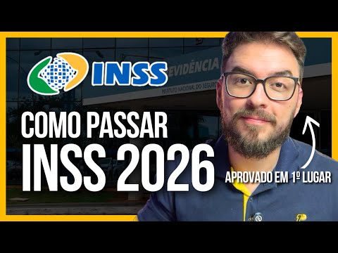 AS BASES DO ESTUDO PARA O CONCURSO DO INSS 2026 (nível médio)