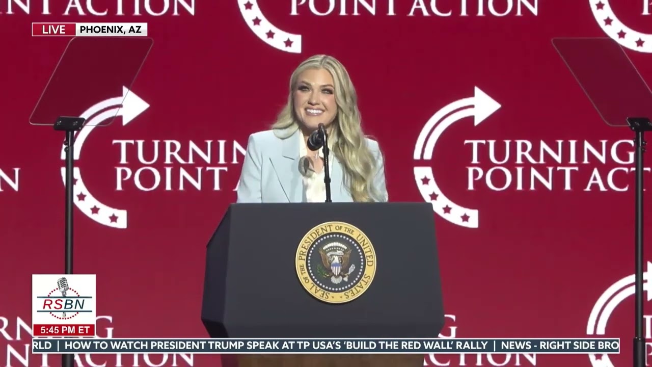 FULL SPEECH: Erika Kirk Speaks at the Build the Red Wall Rally in Phoenix, Arizona - 04/17/26