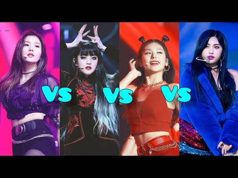 Izone vs gidle vs itzy vs everglow