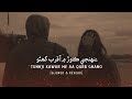 Tunhji Kawar Me Aa Qurb Sindhi Slowed Reverb Mumtaz Lashari Songs New Sindhi Slowed Songs