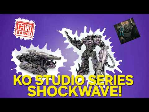 Baiwei KO Transformers Studio Series  DOTM Shockwave - GotBot True Review NUMBER 1361