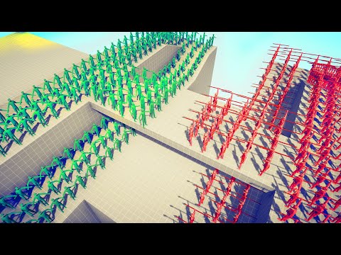 50x ZOMBIE vs 50x RANGED UNIT Part 1 | TABS - Totally Accurate Battle Simulator