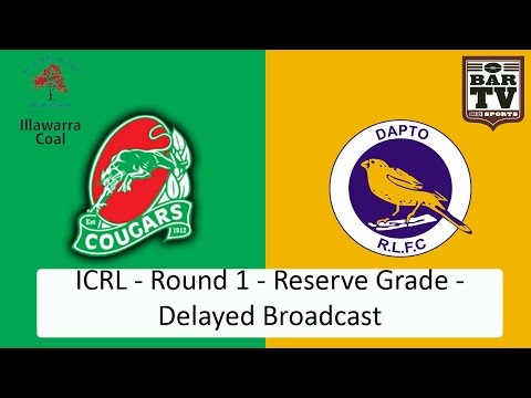2015 ICRL Round 1 2nd Grade - Delayed Broadcast - Corrimal v Dapto
