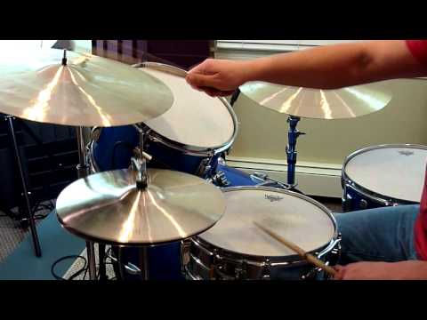 Dream Bliss 14" Hats (787 & 1001g), 20" Crash Ride (1550g) & 20" Ride (2010g)