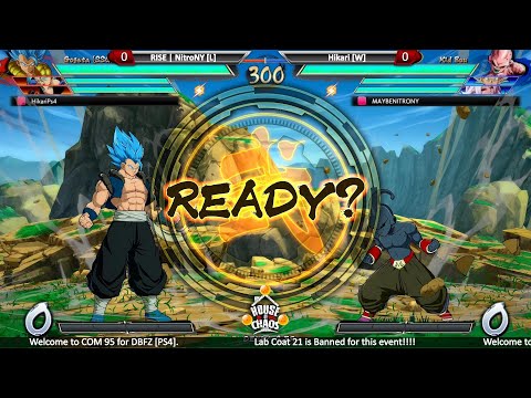 DBFZ [PS4] | COM 95 | Hikari vs RISE | Nitro GFS | GLUE YOUR EYES ONTO THIS MATCH!!!