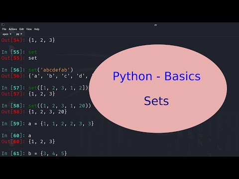 Python Basics 49 Sets