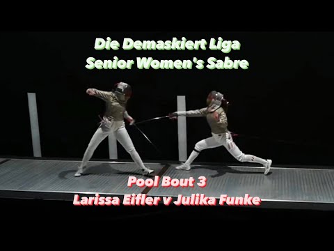 Demaskiert Liga 2020 SWS - Pool 3 - Larissa Eifler v Julika Funke