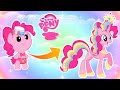 My Little Pony Transforms Into Grown Up Pinkie Pie Princesses ️