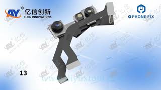 How to Fold and Install AY A108 iPhone 13-14 Pro Max Face ID Tag-on FPC Flex (No Soldering Required)