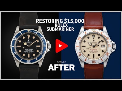 Step-by-Step Restoration of a $15,000 Rolex I Video from Wristwatch Revival I Part 1