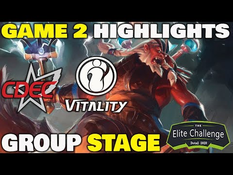 CDEC VS IG.VITALITY GAME 2 Highlights Obao Elite Challenge Group Stage