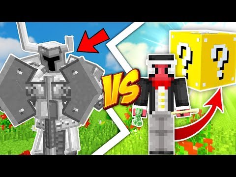 GLADYATÖRE KARŞI ŞANS BLOKLARI CHALLENGE - Minecraft