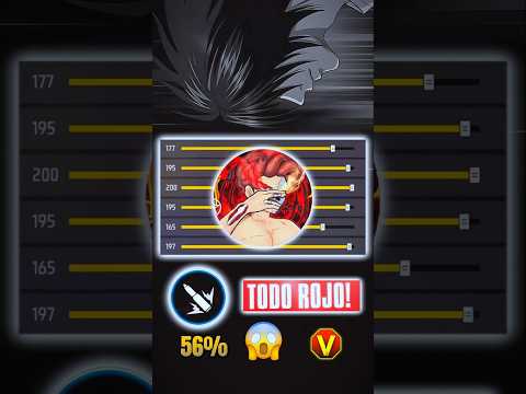 ✅️SENSIBILIDAD DE L-GANG PARA DAR TODO ROJO👹 #freefire