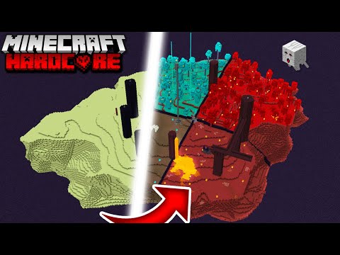Zetro - I Transformed the END in to the NETHER in Minecraft Hardcore!