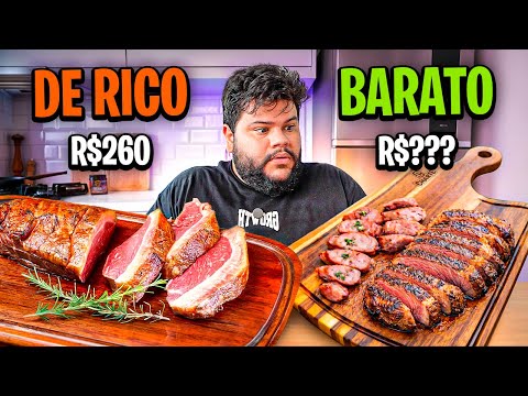 BBQ for R$30.00 vs BBQ for R$260.00! Which one is more worthwhile?