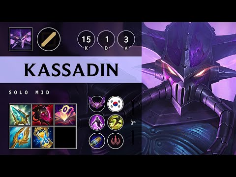 Kassadin Mid vs Azir - KR Master Patch 25.17