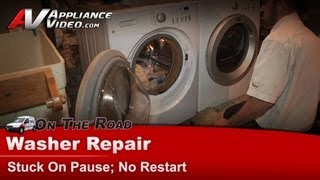 Frigidaire & Electrolux Washer Repair - Stuck on pause, no restart - ATF7000FS1