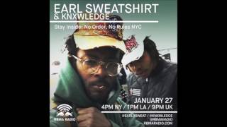 Stay Inside with Earl Sweatshirt &amp; Knxwledge: No Order, No Rules NYC Episode 7 - RBMA Radio