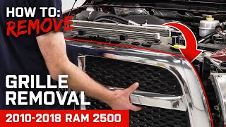 How to Remove Stock Front Grille | 2010-2018 RAM 2500