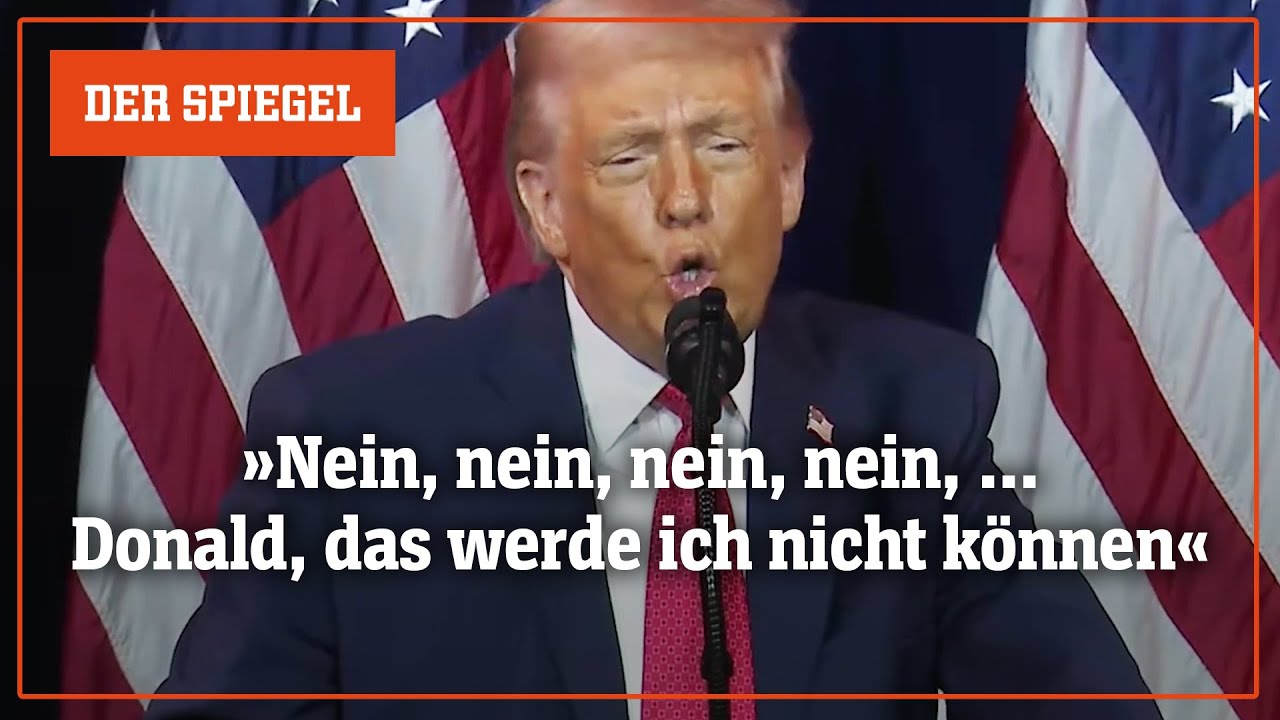 Auftritt vor Republikanern: Trump verspottet Macron | DER SPIEGEL