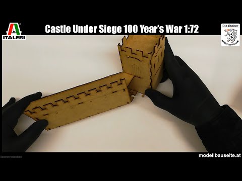 CASTLE UNDER SIEGE - 100 Years' War - Italeri Burg Modell Battleset 1:72 Bausatzbesprechung Unboxing