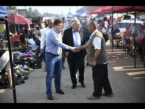 Se modernizează târgul din Broșteni - Mehedinți