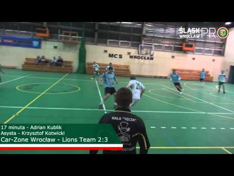 Car Zone Wrocław - Lions Team 11:3, Śląsk Wrocław PRO, Sezona Zima 2014/2015, 11.01.2015