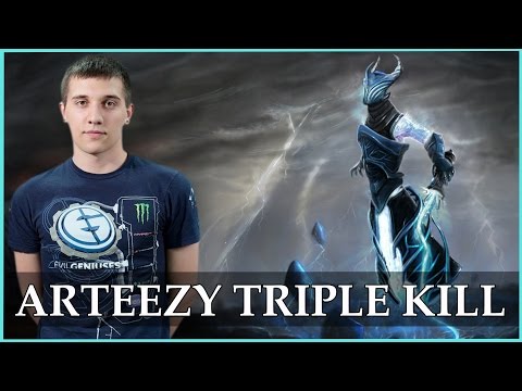EG.Arteezy Razor Triple Kill #2ez4rtz