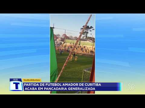 Futebol amador termina em pancadaria generalizada - Tribuna da Massa (01/08/22)