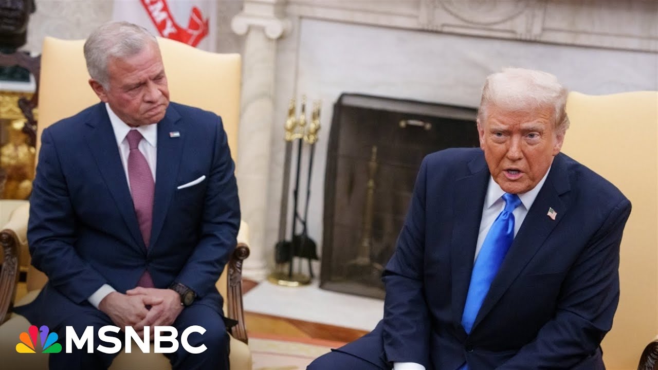 U.S. ‘will take Gaza’: Trump meets with Jordan’s King Abdullah II in Oval Office