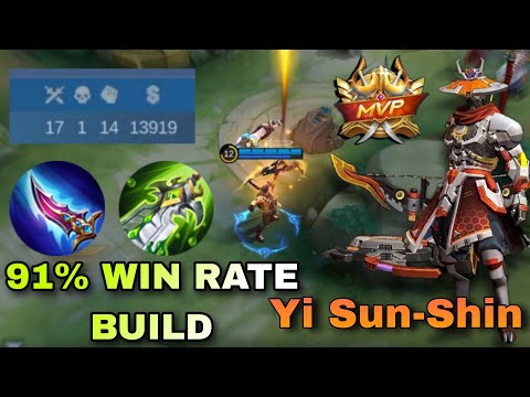 One Hit One Kill 😲🔥 || Yi Sun Shin Best Build 2023 || mobile legends || #mlbb #yisunshinmlbb