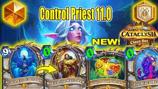 Buffed Legendary Spell Imbue Control Priest 11.0 Deck Craft After CATACLYSM Class Set | Hearthstone