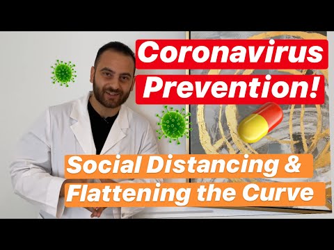 Coronavirus Social Distancing & Flattening the Curve | Prevent Covid-19 | What is Flattening Curve?