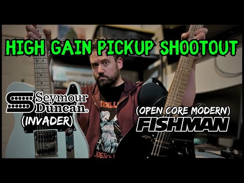 High Gain Pickups: Fishman Open Core Modern vs Seymour Duncan Invader