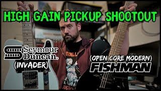 Video thumbnail for High Gain Pickups: Fishman Open Core Modern vs Seymour Duncan Invader by Baritone Goat Studio