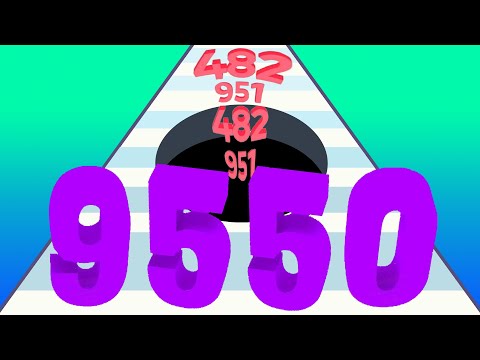 HOLE NUMBER RUN 3D - Level Up Number Run Race Stack Master Max Level Freeplay Part 1