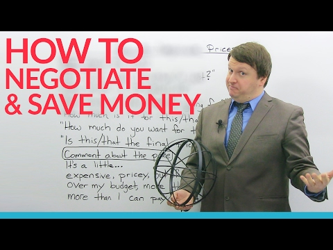 How to negotiate in English: Vocabulary, expressions, and questions to save you $$$