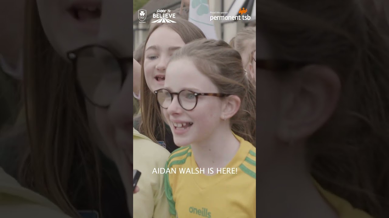 Olympic Medallist  boxer Aidan Walsh visits Donegal as part of the Dare to Believe programme