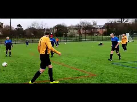Running in walking football