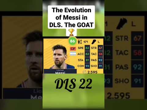 Evolution of Messi from DLS 20 to 23. #shorts #dls#messi #worldcup #messivsronaldo#messipsg #messi10