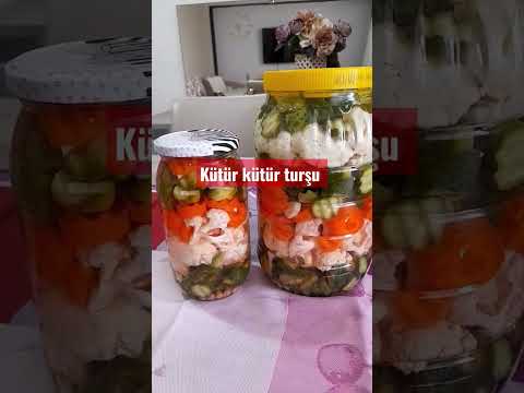 1kilo kavanoz için 1 çay b.sirke,1tatli k.kayatuzu,1tatli k.limon tuzu,1tatli k.seker #turşu #kışlık